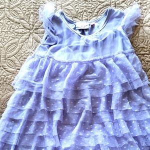 Dot dot smile fancy purple dress